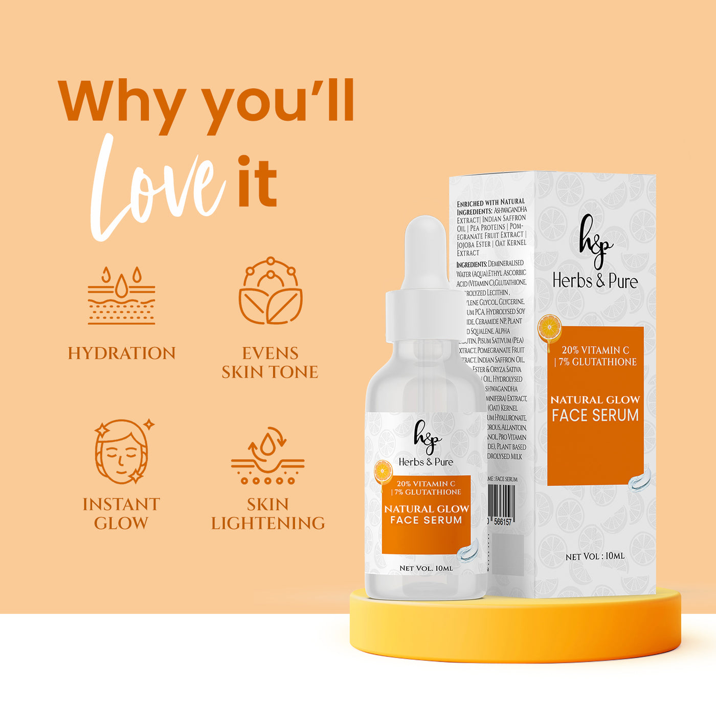 Skin Lightening 5% Kojic Acid & 7% Alpha Arbutin & 20% Vitamin c & 7% Herbs & Pure Skin Lightening 5% Kojic Acid & 7% Alpha Arbutin & 20% Vitamin c & 7% Herbs & Pure
